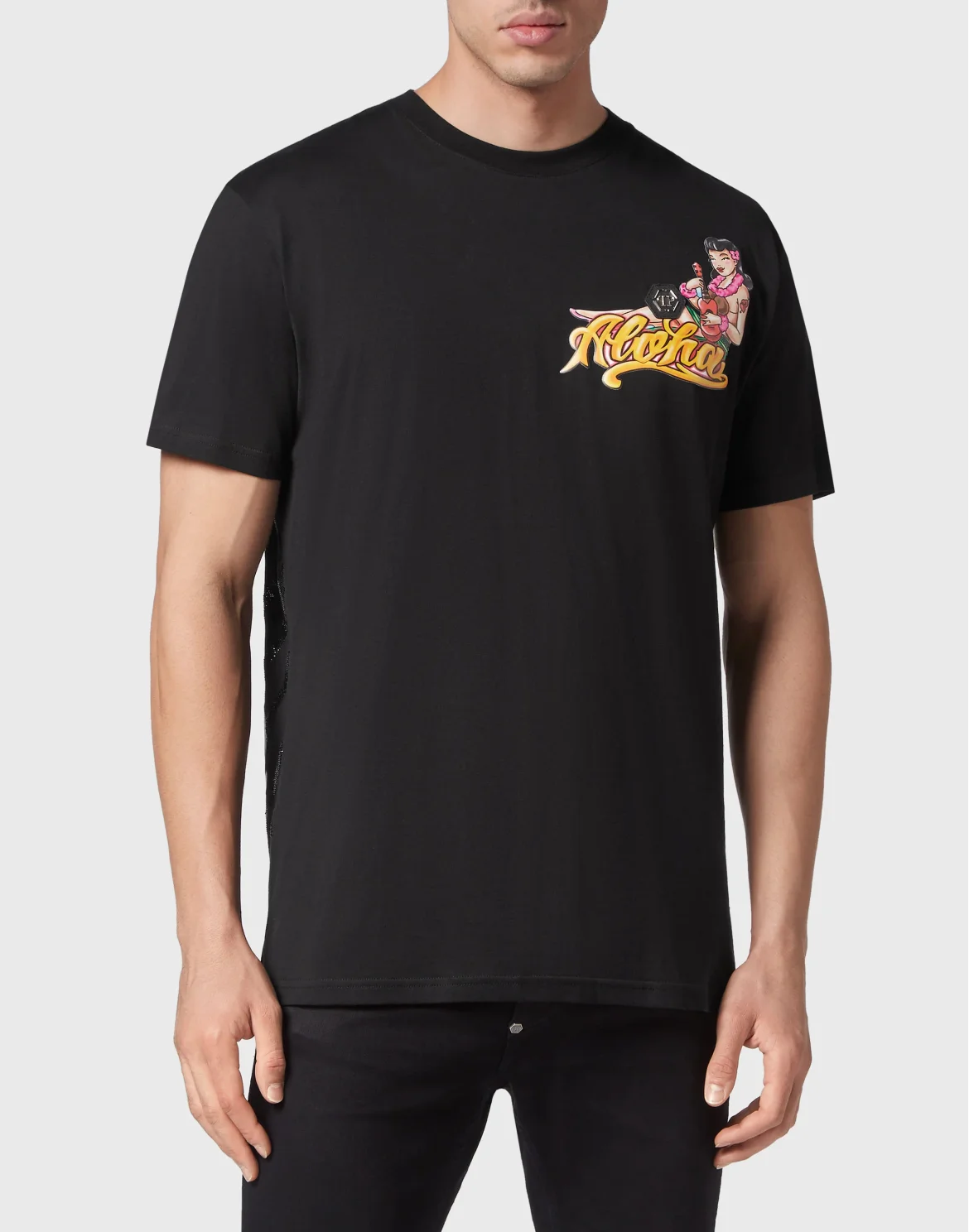 T-shirt Round Neck SS Hawaii, цвет: Черный
