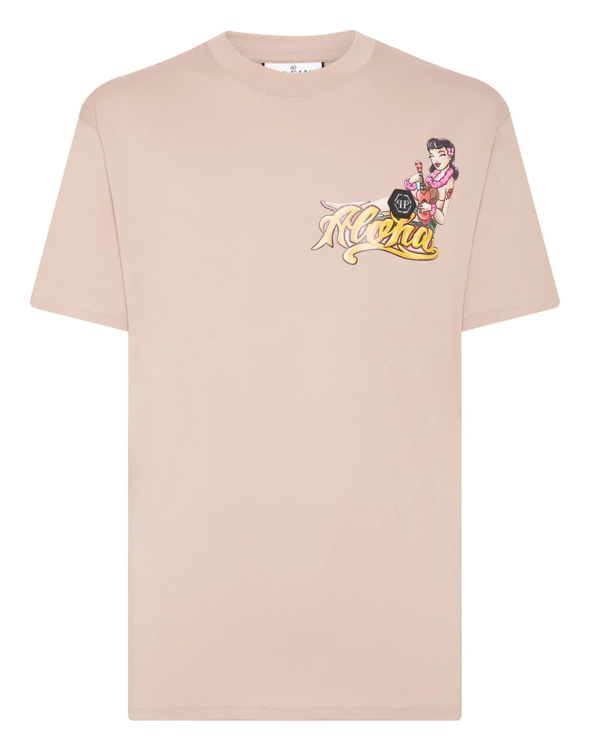 T-shirt Round Neck SS Hawaii, цвет: Бежевый