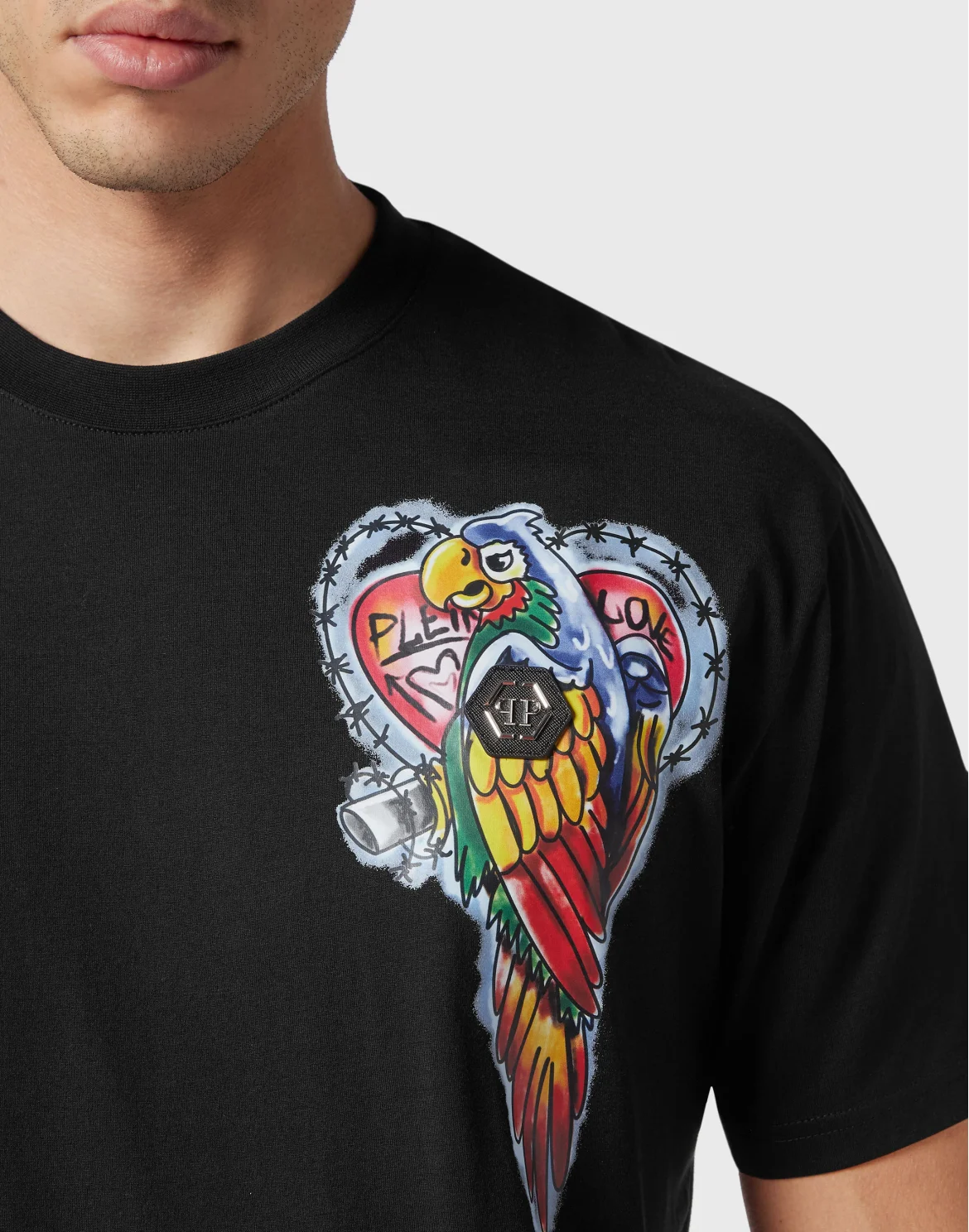 T-shirt Round Neck SS Hawaii, цвет: Черный