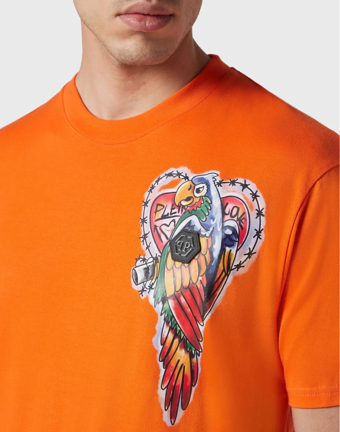 T-shirt Round Neck SS Hawaii, цвет: Оранжевый