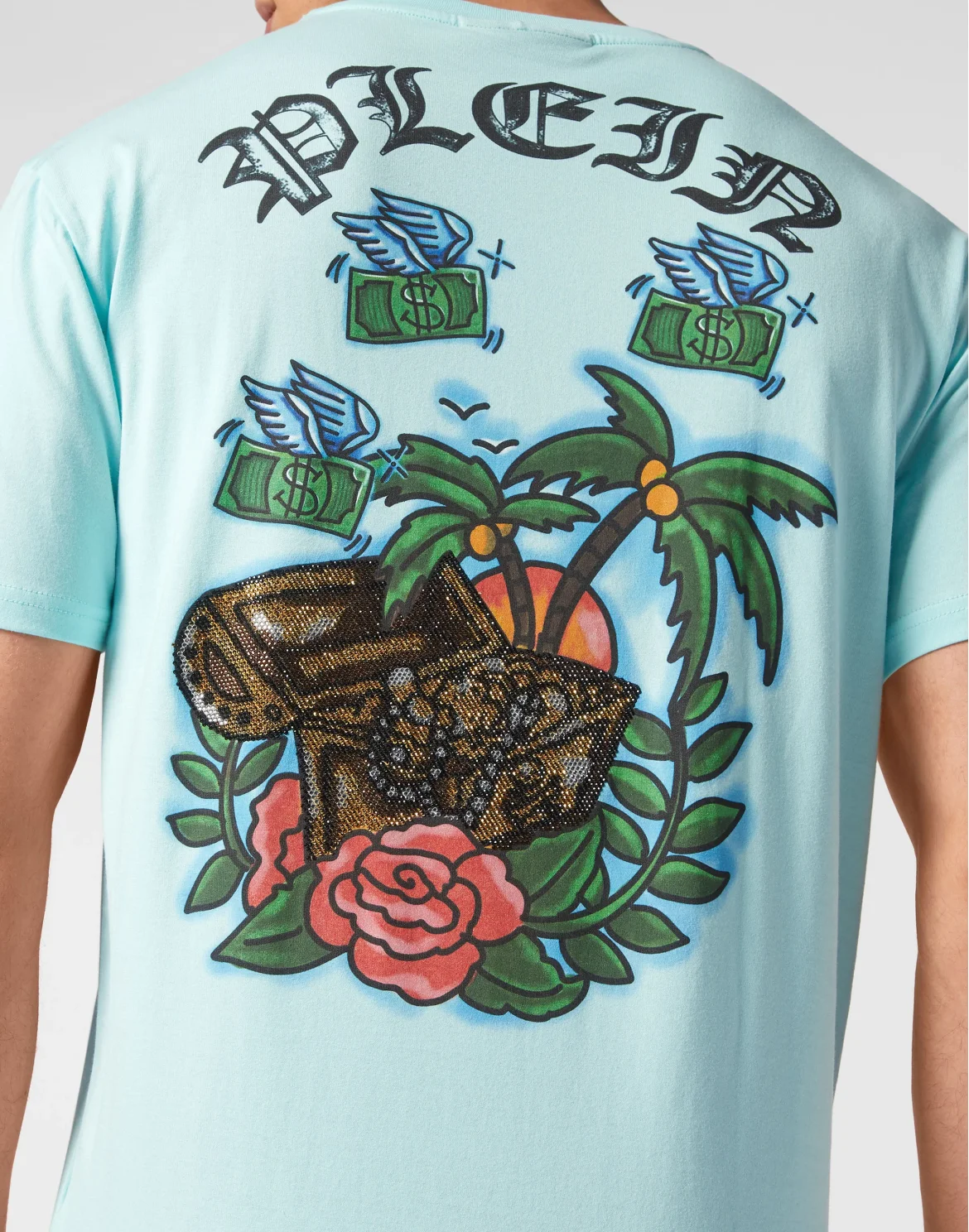 T-shirt Round Neck SS Hawaii, цвет: Голубой