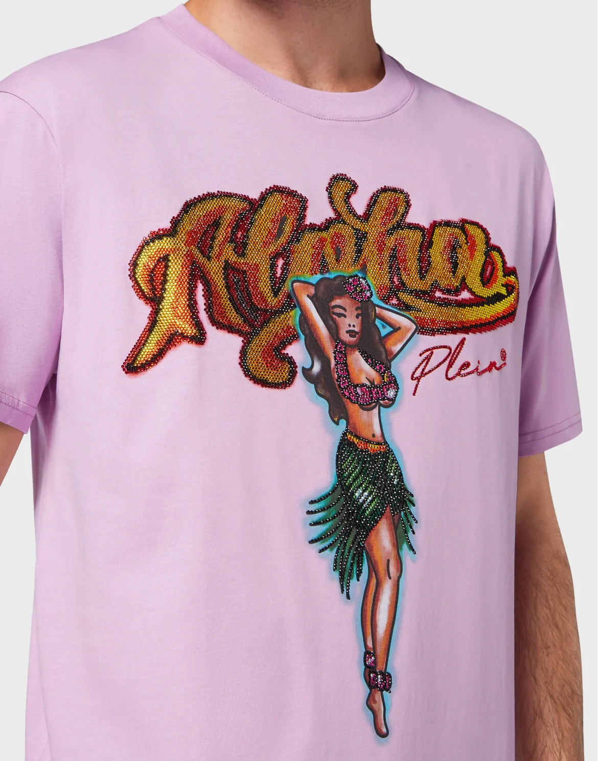 T-shirt Round Neck SS Hawaii, цвет: Розовый
