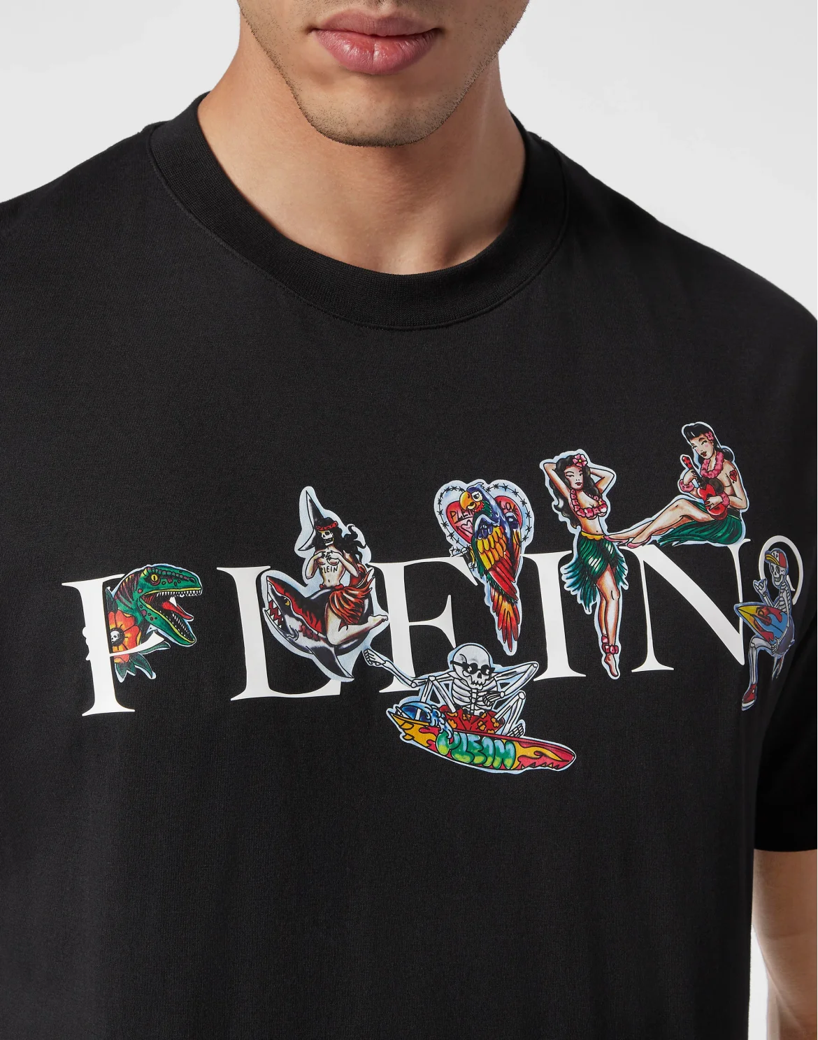 T-shirt Round Neck SS Hawaii, цвет: Черный