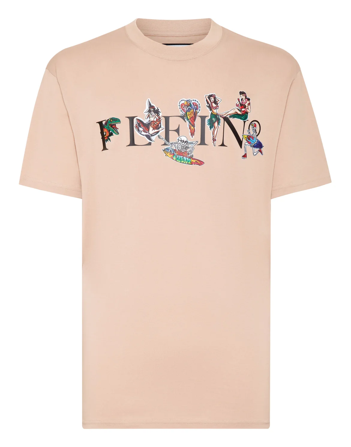 T-shirt Round Neck SS Hawaii, цвет: Бежевый