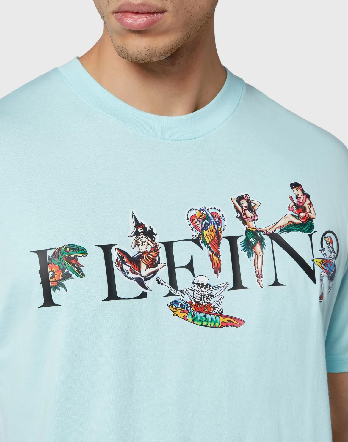 T-shirt Round Neck SS Hawaii, цвет: Голубой