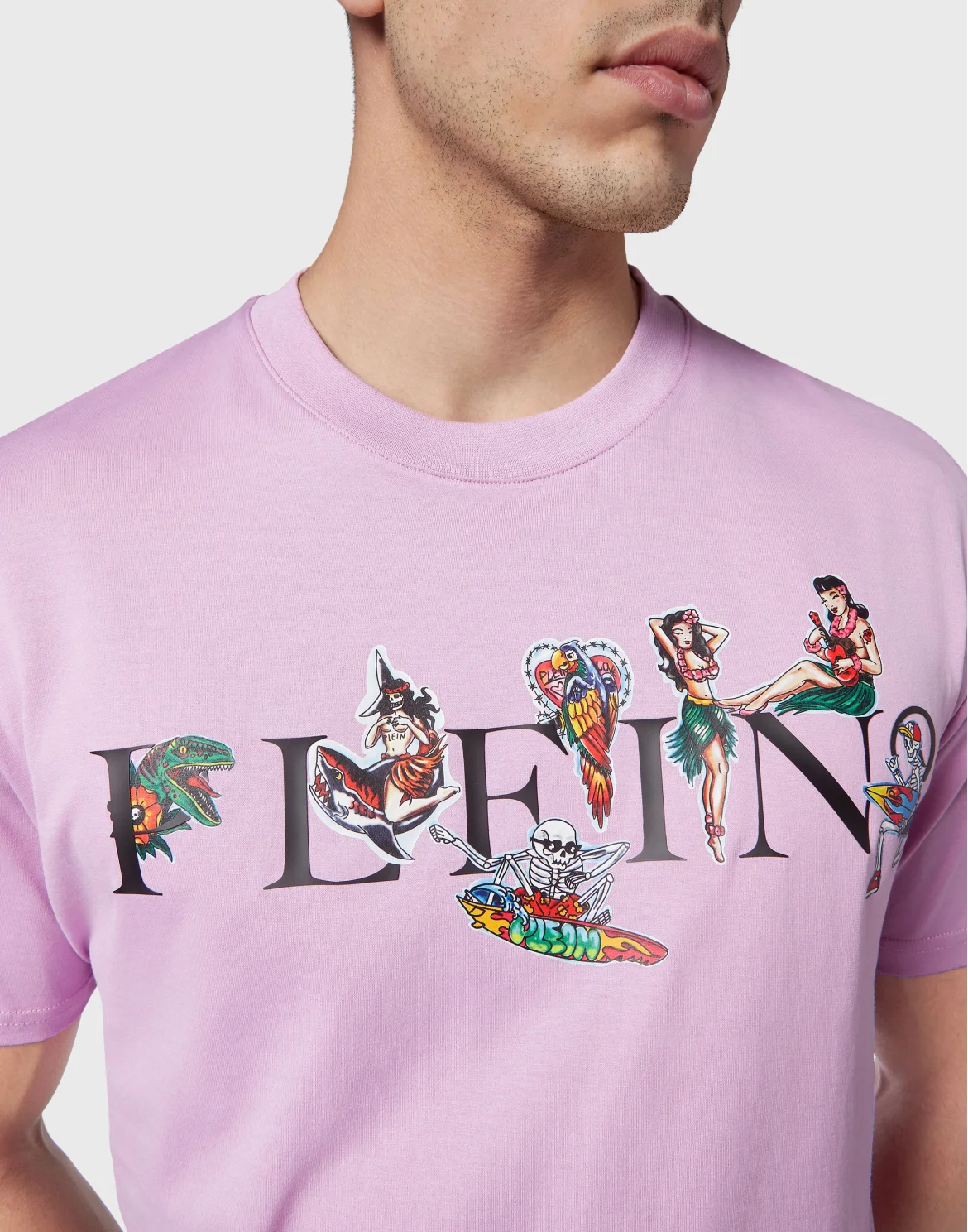 T-shirt Round Neck SS Hawaii, цвет: Розовый