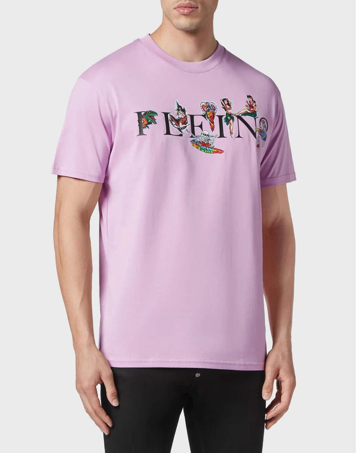 T-shirt Round Neck SS Hawaii, цвет: Розовый