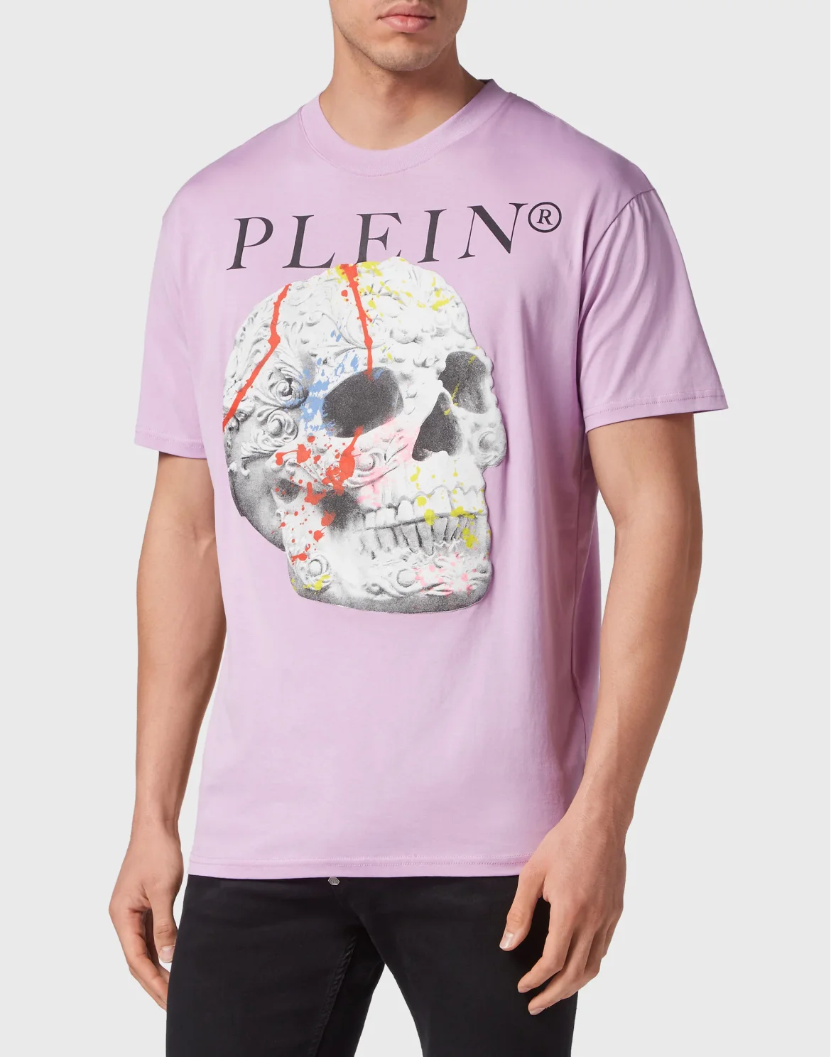 T-shirt Round Neck SS Skull, цвет: Розовый