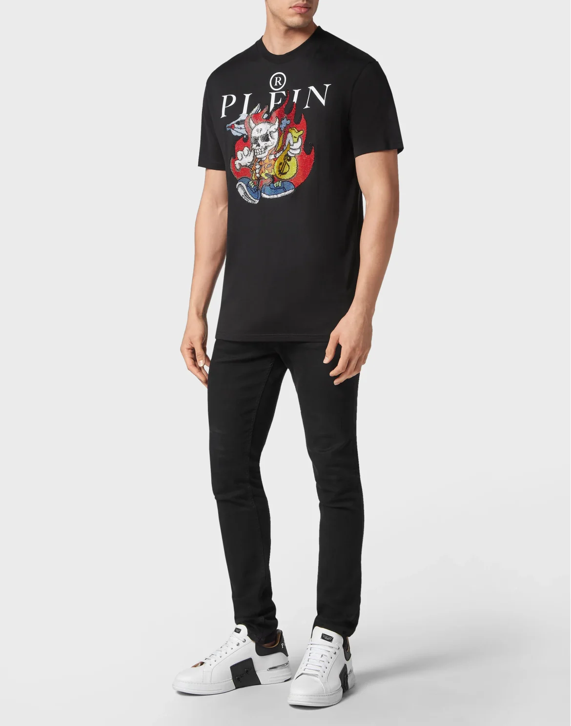 T-shirt Round Neck SS Skully Gang, цвет: Черный