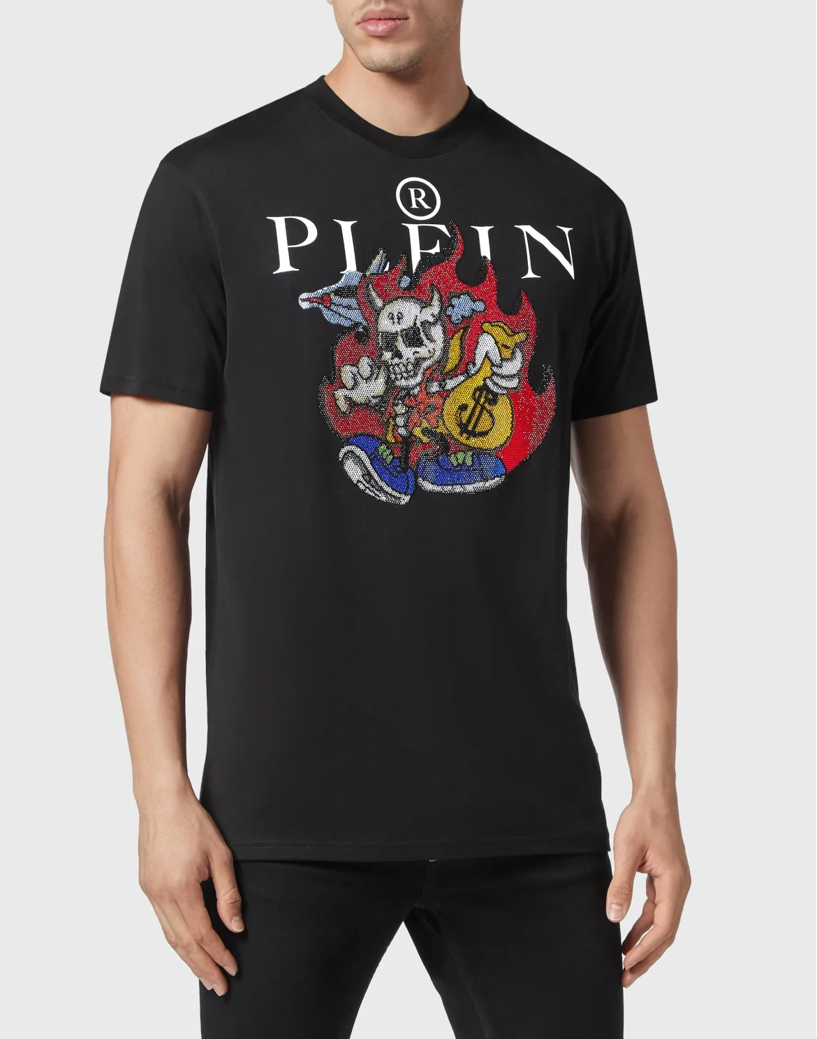 T-shirt Round Neck SS Skully Gang, цвет: Черный