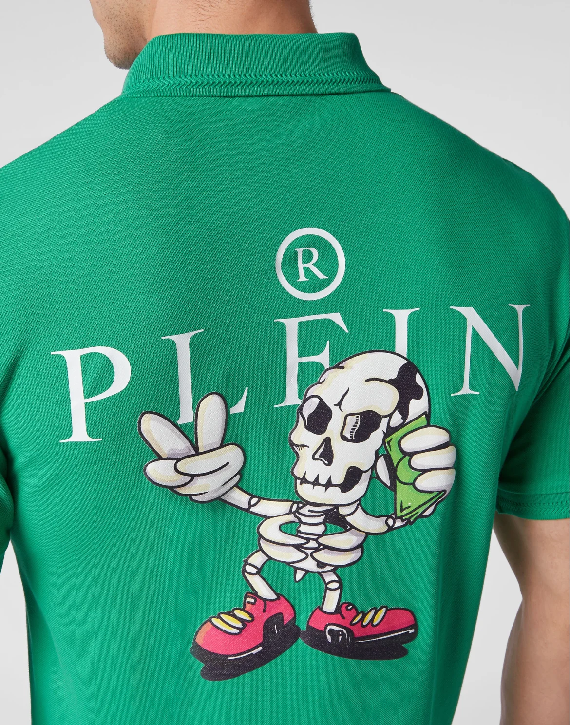 Polo shirt SS Skully Gang, цвет: Зеленый