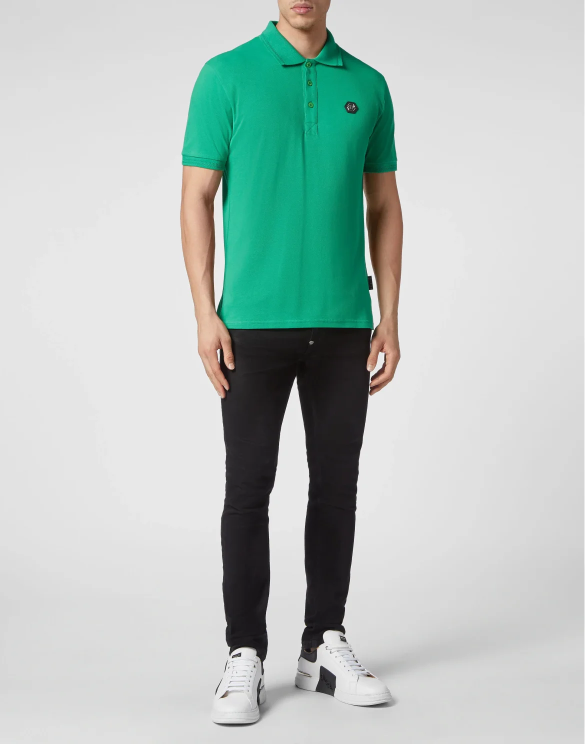 Polo shirt SS Skully Gang, цвет: Зеленый