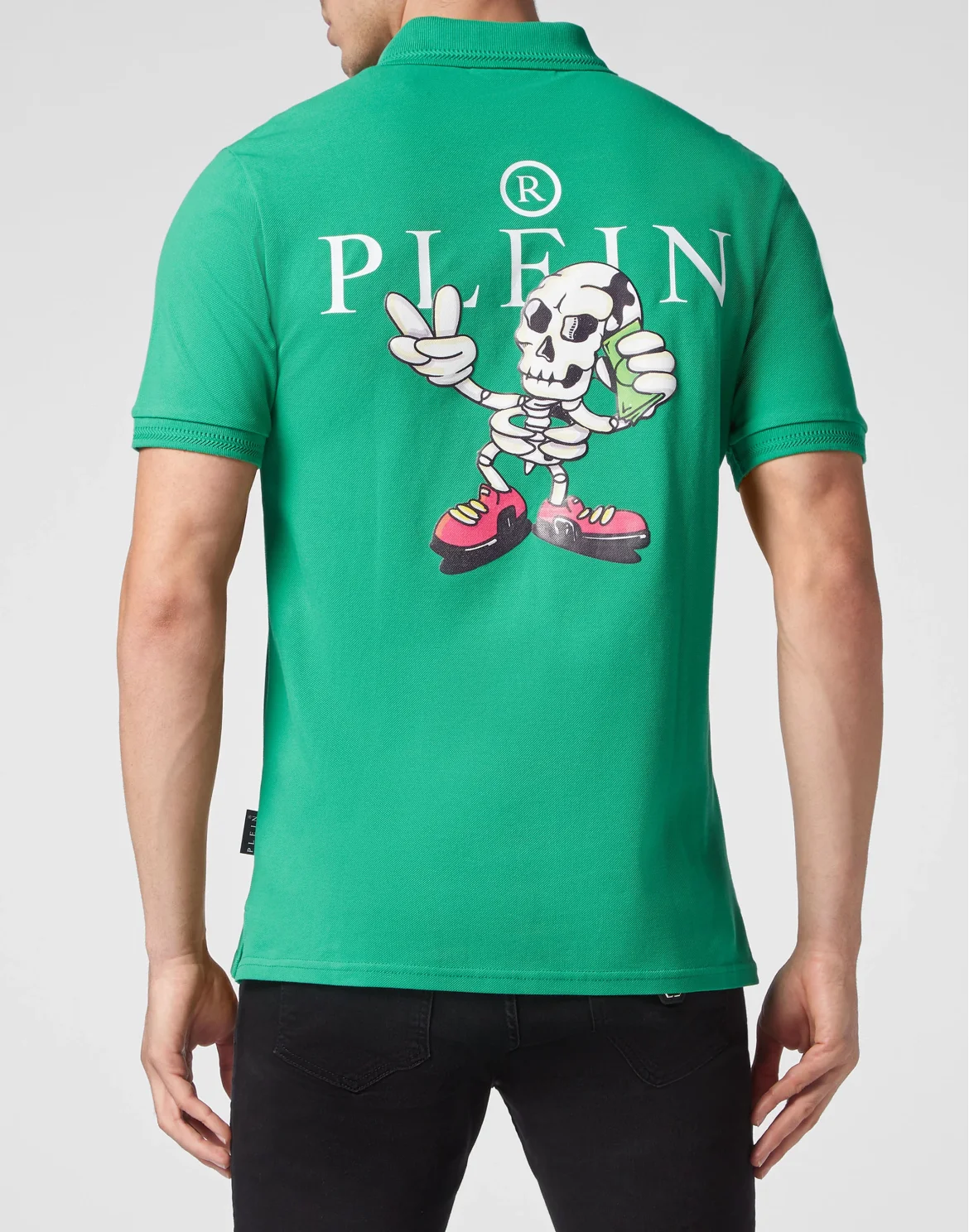 Polo shirt SS Skully Gang, цвет: Зеленый