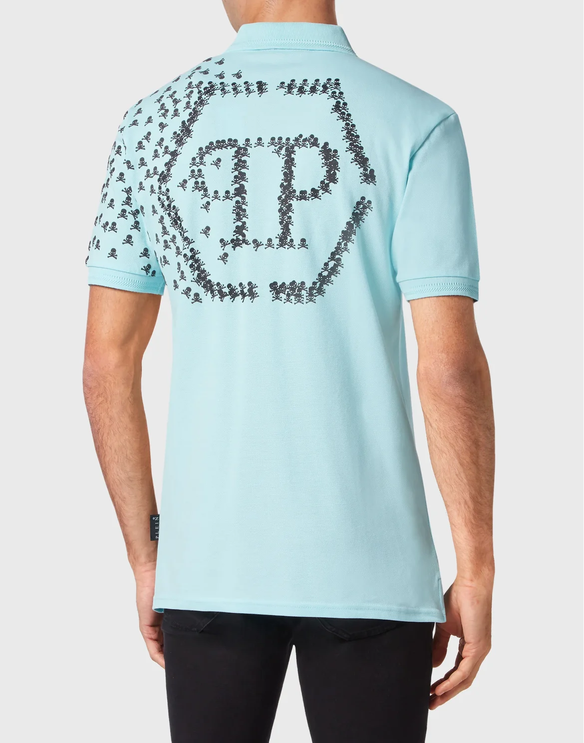 Slim Fit Polo shirt SS Skull&Bones, цвет: Голубой