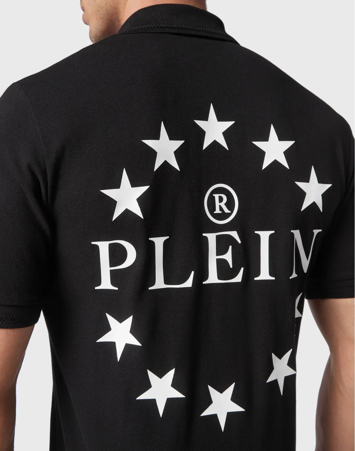 Slim Fit Polo shirt SS Stars, цвет: Черный