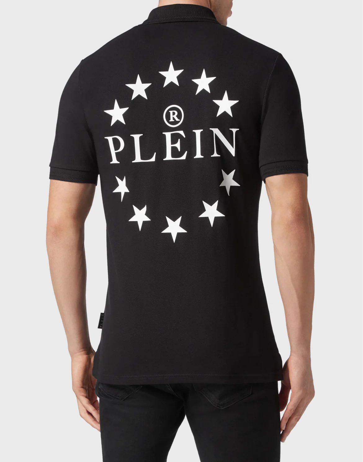 Slim Fit Polo shirt SS Stars, цвет: Черный