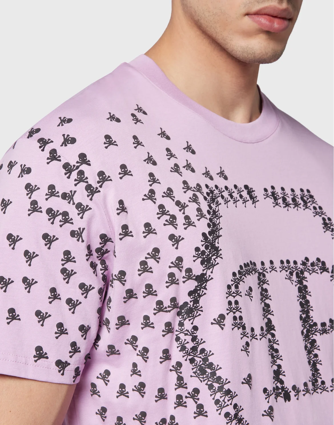 T-shirt Round Neck SS Skull&Bones, цвет: Розовый