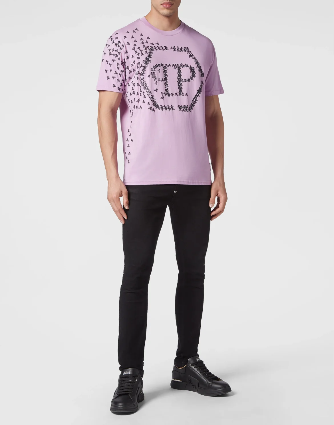 T-shirt Round Neck SS Skull&Bones, цвет: Розовый