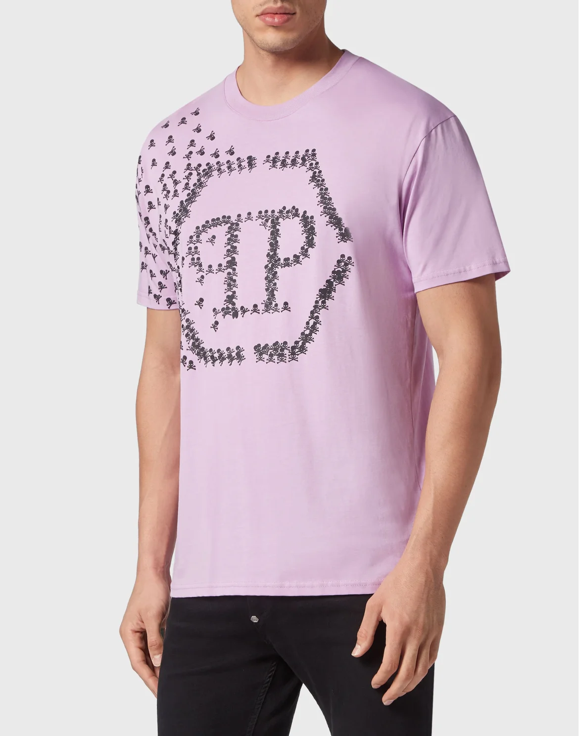T-shirt Round Neck SS Skull&Bones, цвет: Розовый
