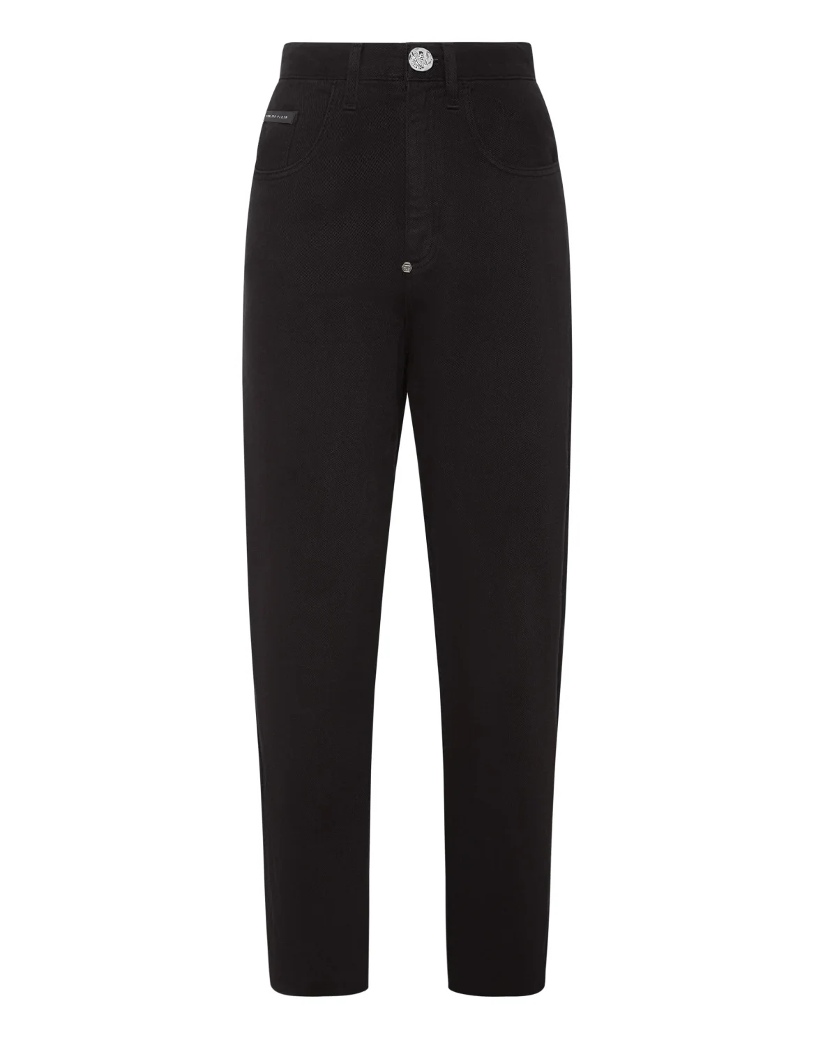 Denim Trousers Mom fit Hexagon, цвет: Черный