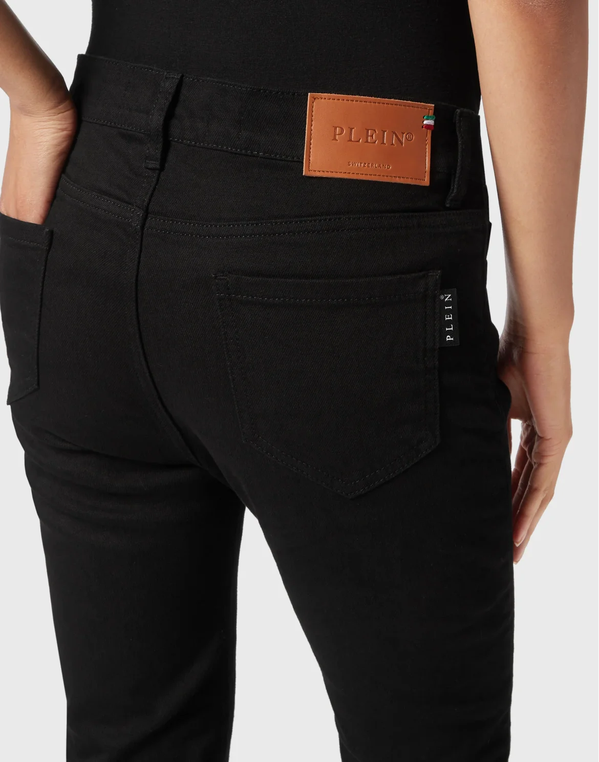 Denim Trousers Regular fit, цвет: Черный