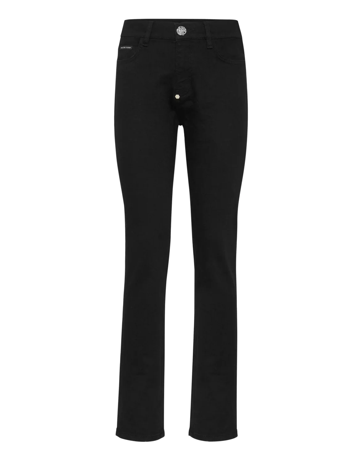 Denim Trousers Regular fit, цвет: Черный