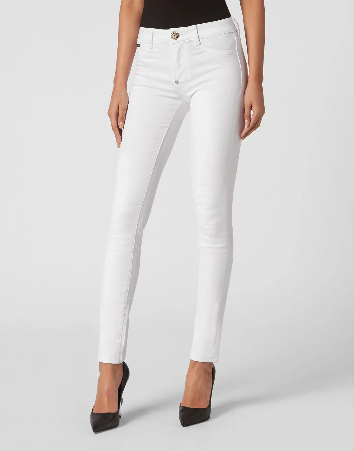 Denim Jeggings, цвет: Белый