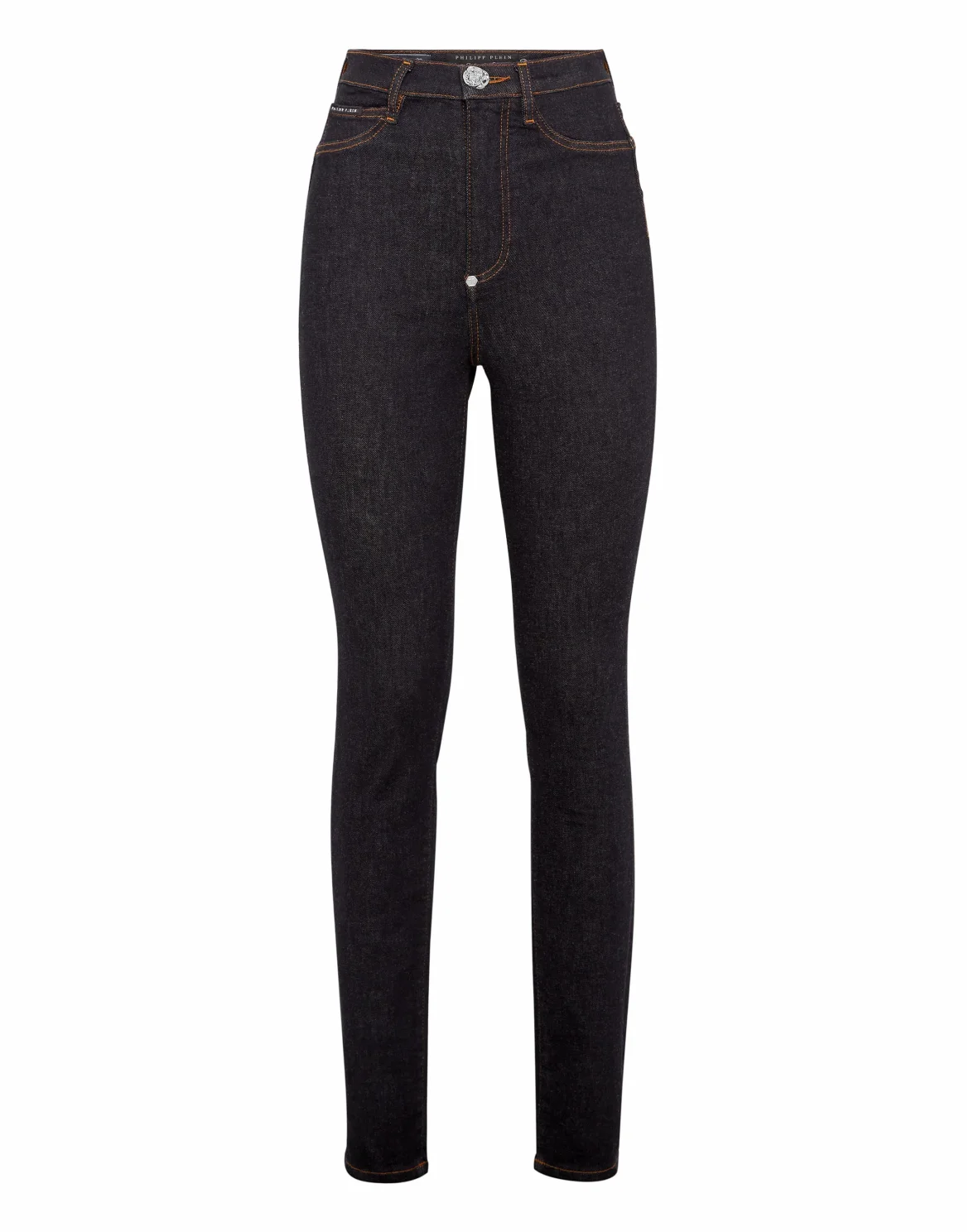 Denim Super High Waist Jeggings, цвет: Серый