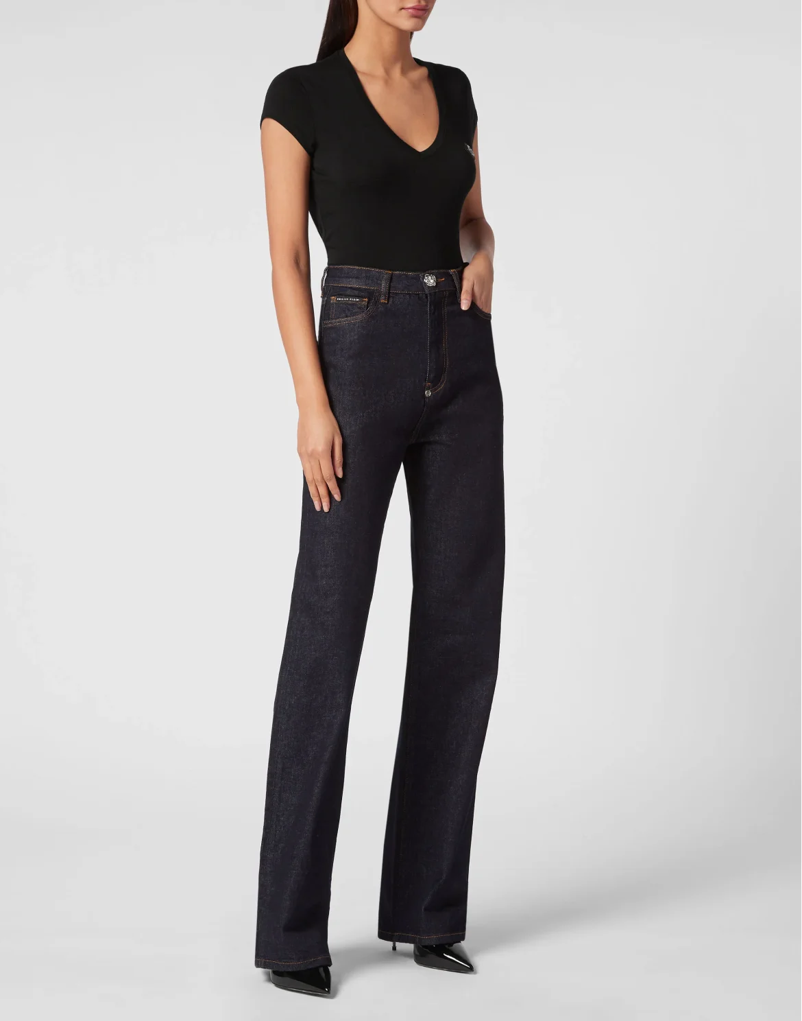 Denim Trousers Palace Fit, цвет: Серый