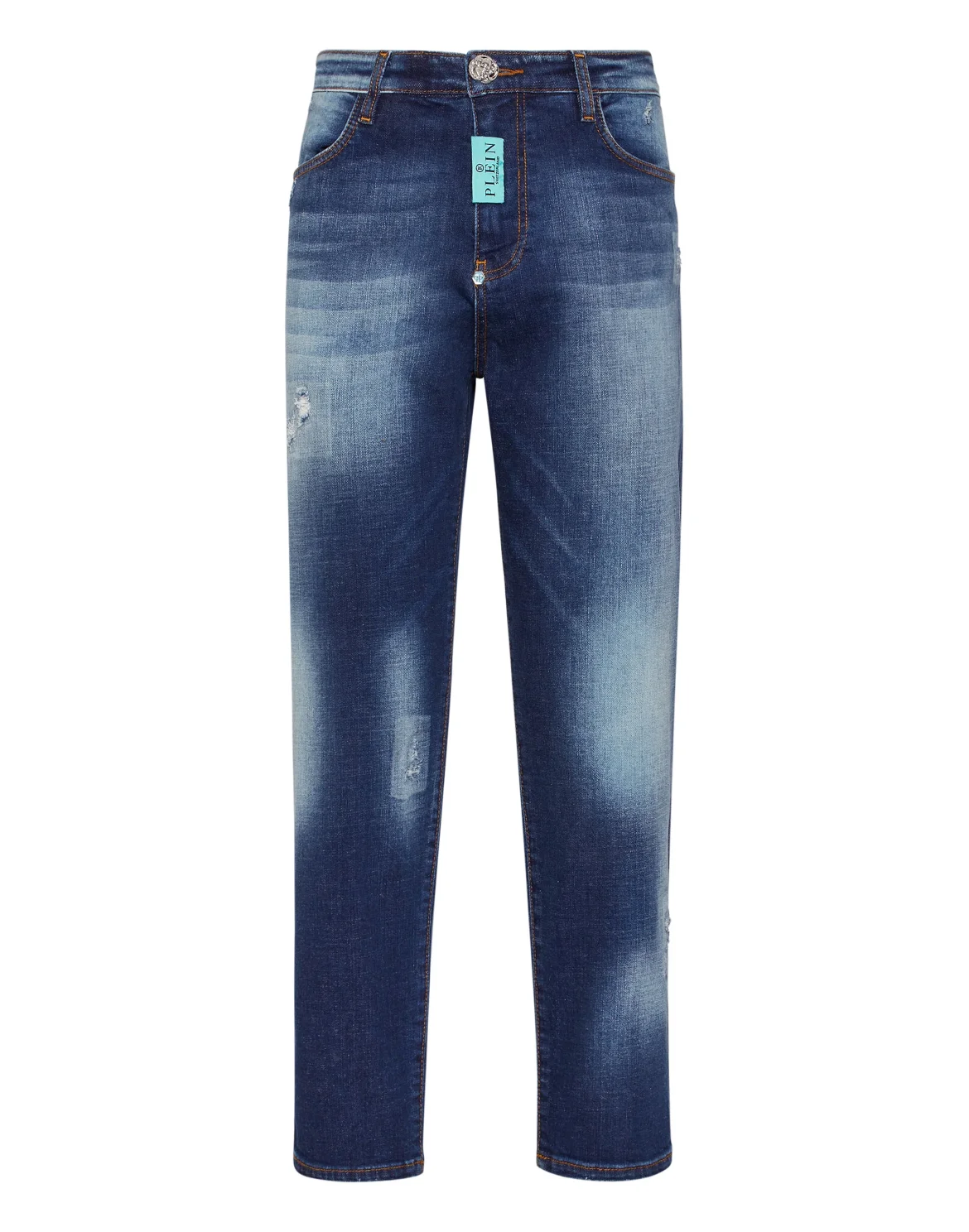 Denim Trousers Mom Fit, цвет: Синий