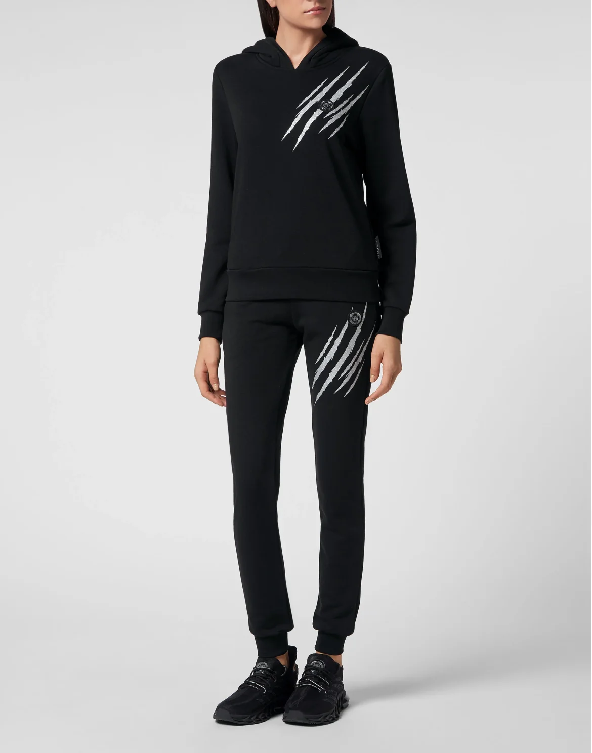 Hoodie Sweatshirt Scratch, цвет: Черный