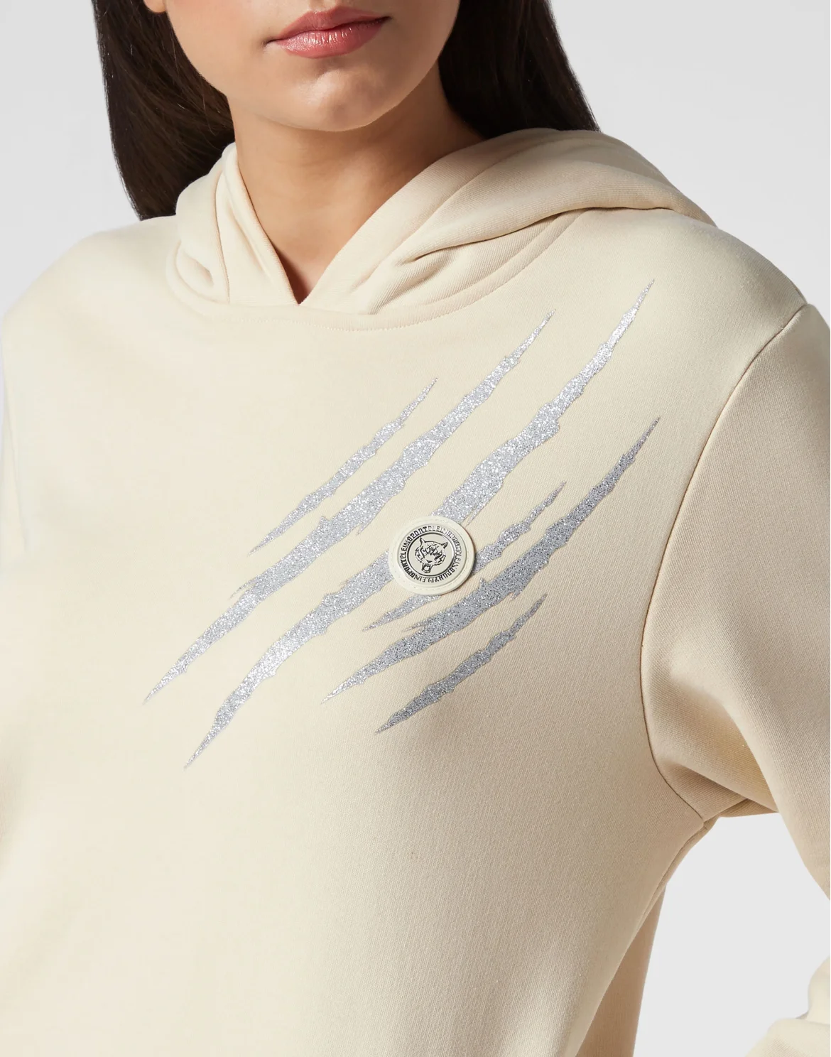 Hoodie Sweatshirt Scratch, цвет: Бежевый