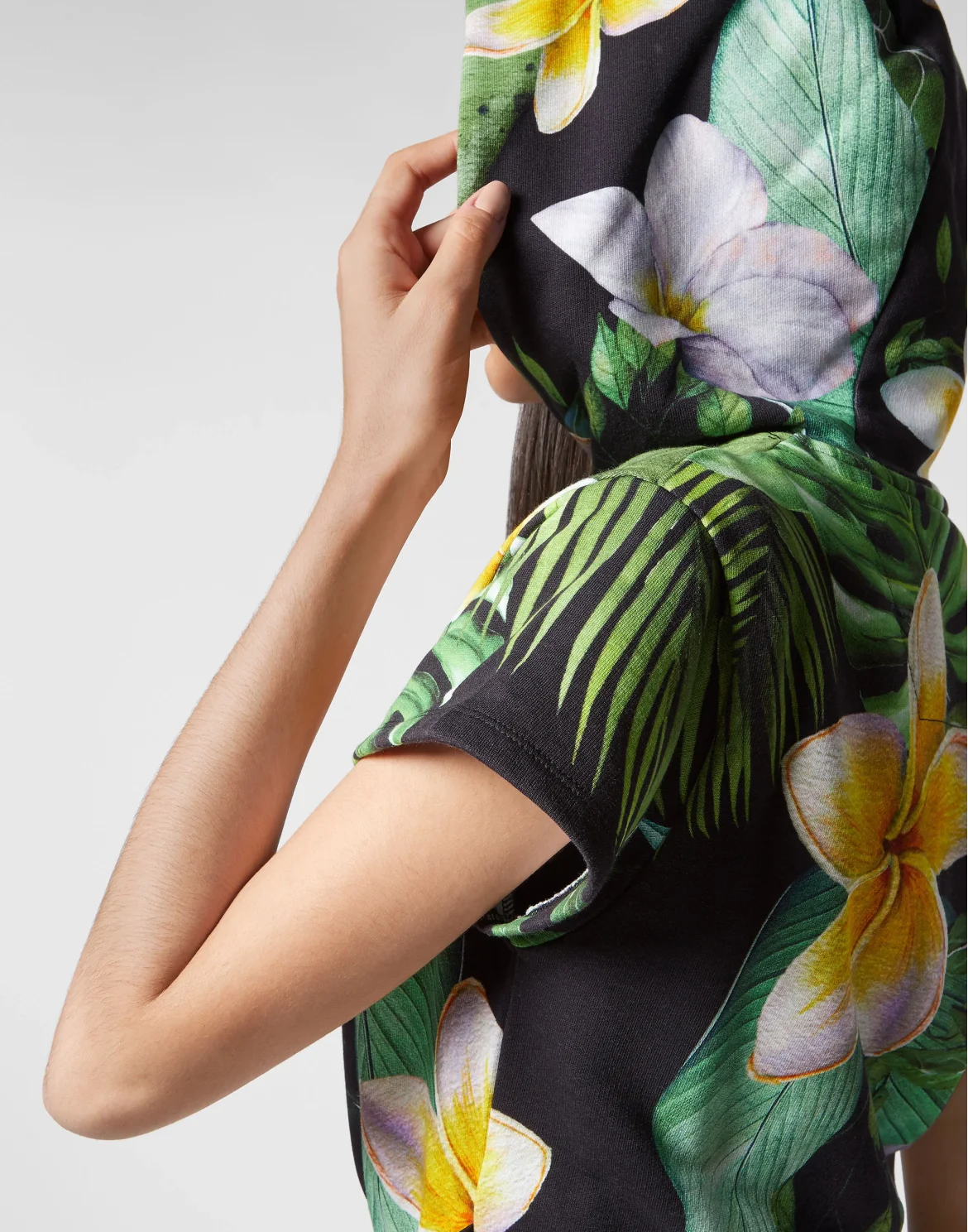 Cropped Hoodie Sweatshirt SS Hawaii, цвет: Зеленый