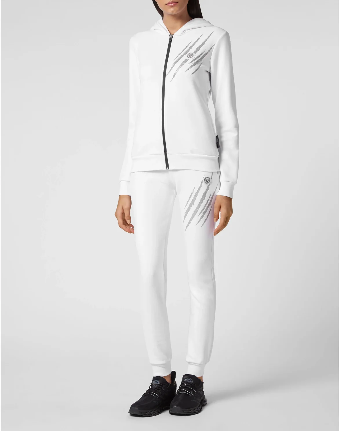 Jogging Tracksuit: Hoodie/Trousers Scratch, цвет: Белый