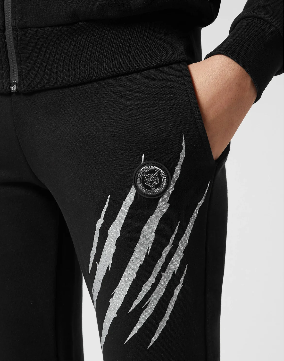 Jogging Tracksuit: Hoodie/Trousers Scratch, цвет: Черный