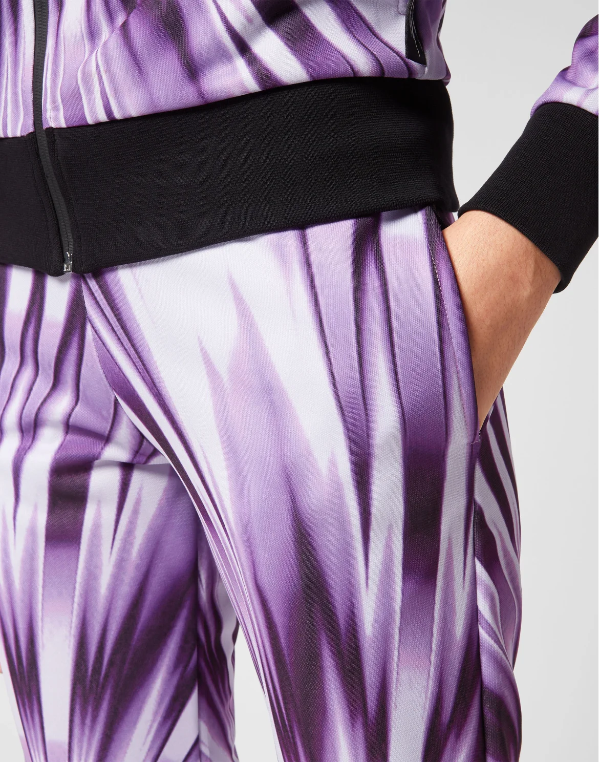 Tie-dye Jogging Tracksuit: Top/Trousers Scratch, цвет: Розовый