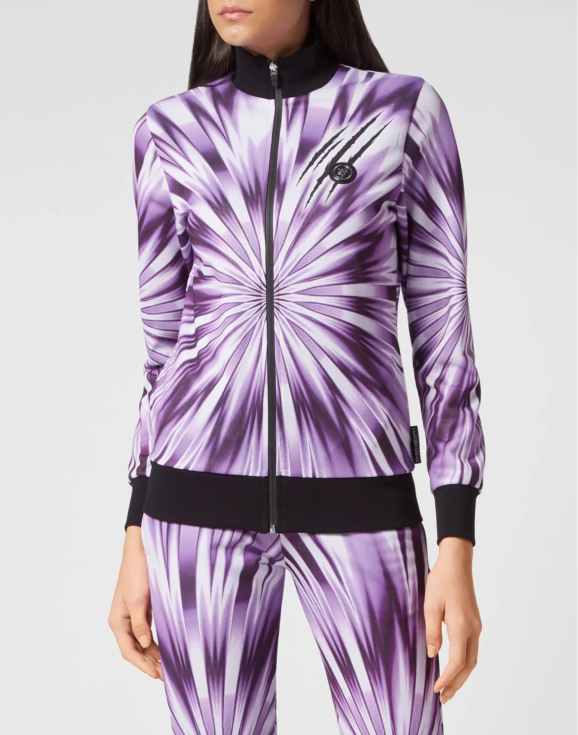Tie-dye Jogging Tracksuit: Top/Trousers Scratch, цвет: Розовый