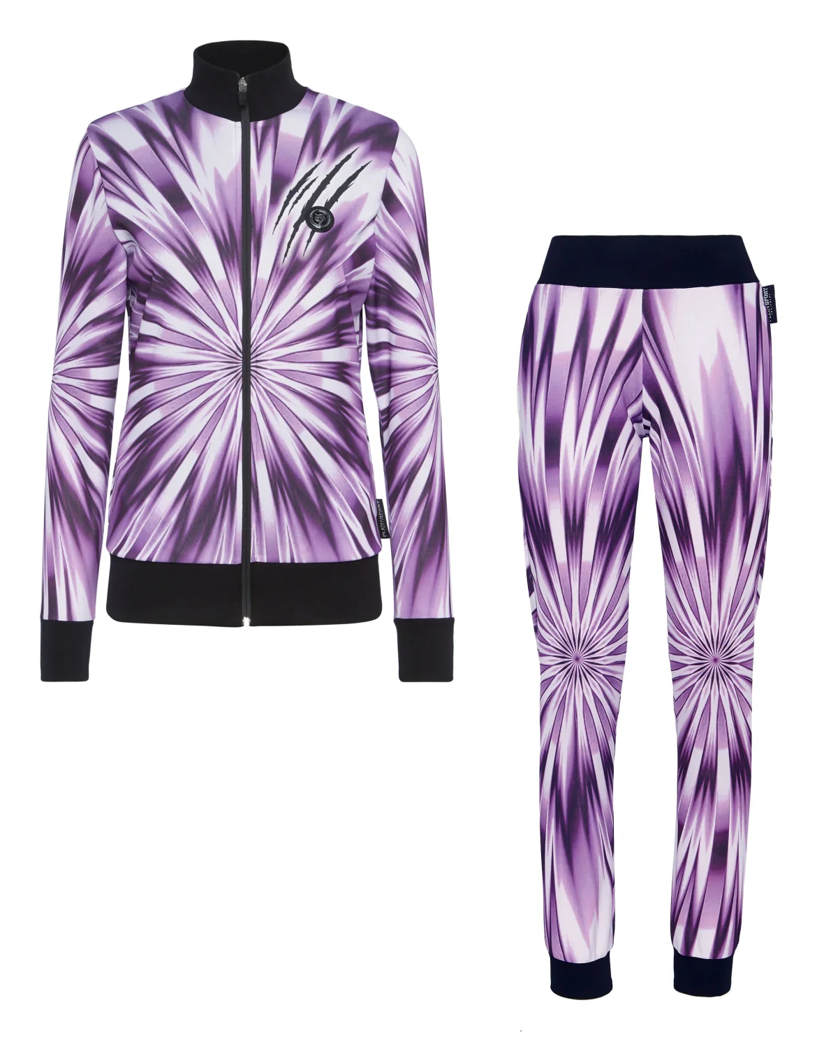 Tie-dye Jogging Tracksuit: Top/Trousers Scratch, цвет: Розовый