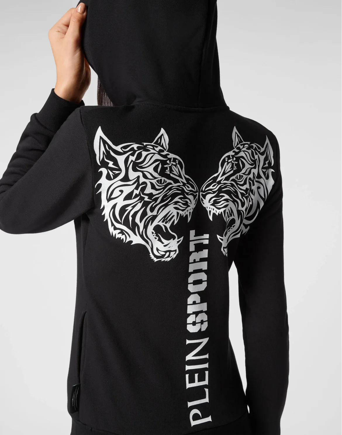 Jogging Tracksuit: Hoodie/Trousers Tiger, цвет: Черный
