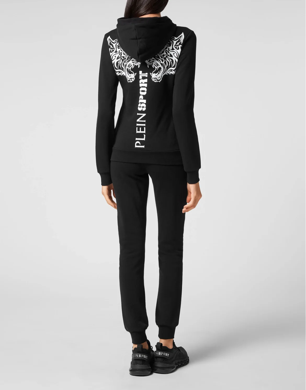 Jogging Tracksuit: Hoodie/Trousers Tiger, цвет: Черный