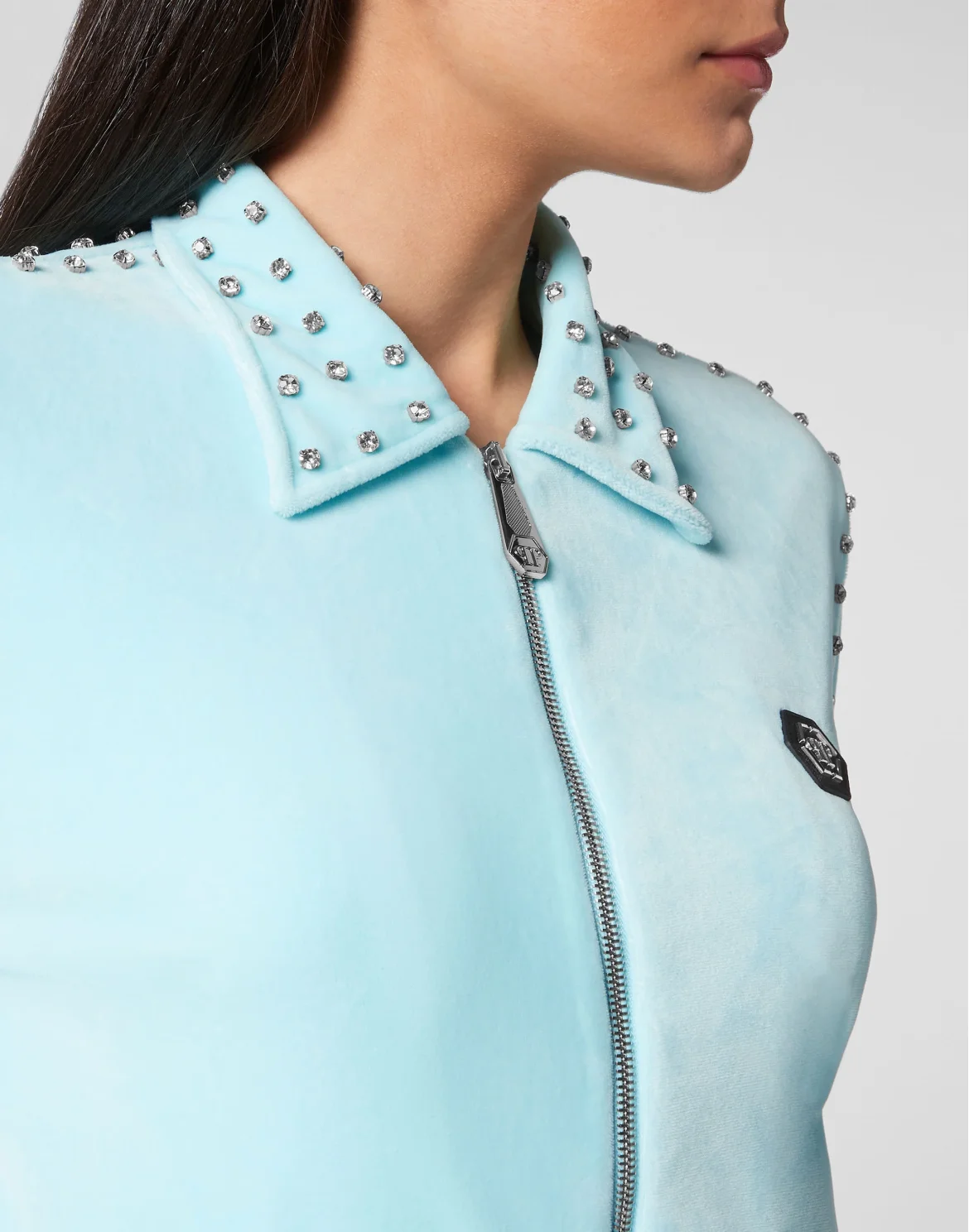 TRACKSUIT: ZIP-UP JACKET + JOGGING PANTS STONES, цвет: Голубой