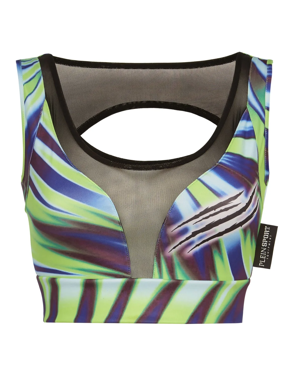 Tie-dye Jogging Cropped Top Scratch, цвет: Зеленый