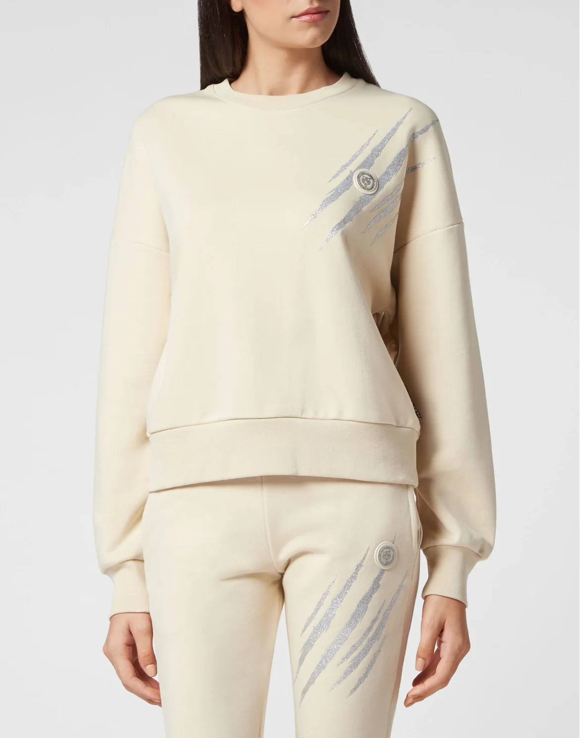 Sweatshirt LS Scratch, цвет: Бежевый
