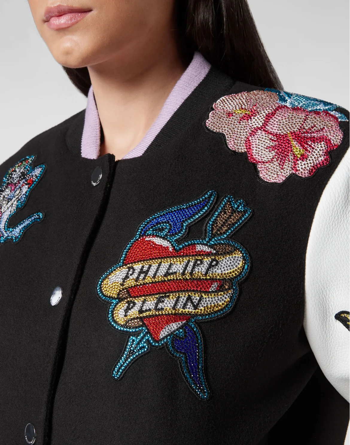 Leather Bomber Hawaii, цвет: Черный