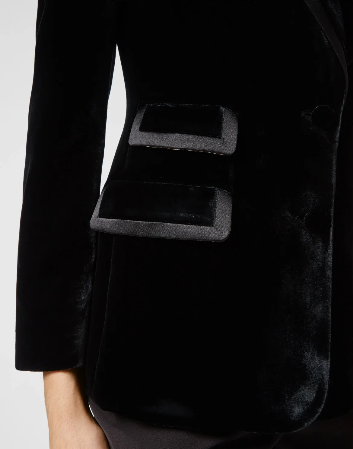 Velvet Blazer, цвет: Черный