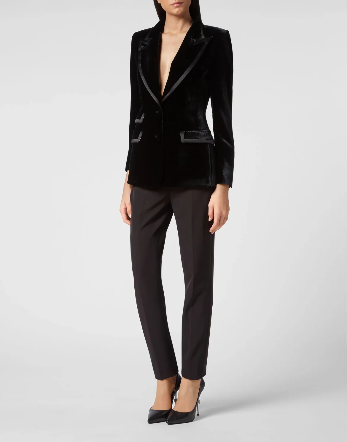 Velvet Blazer, цвет: Черный