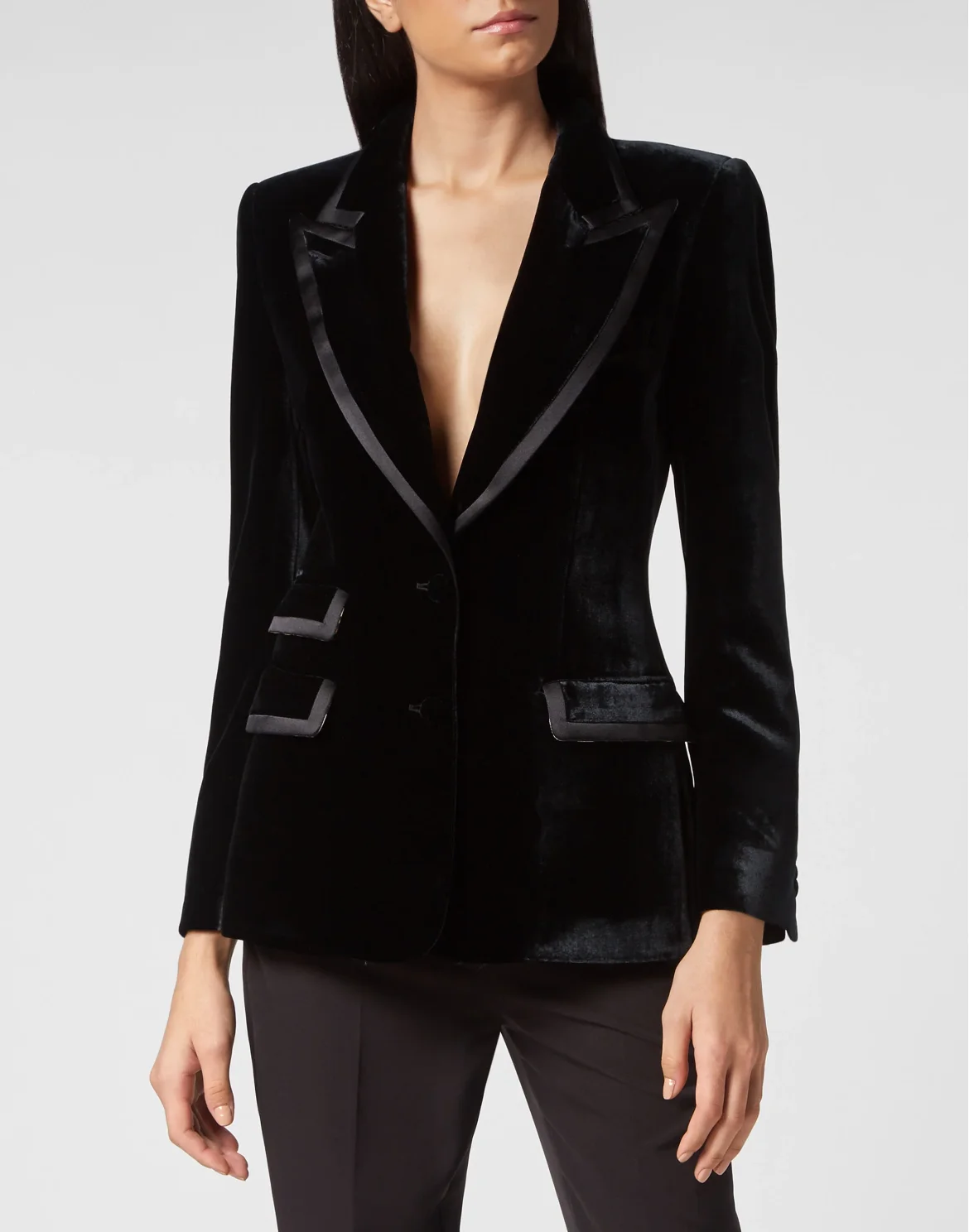 Velvet Blazer, цвет: Черный