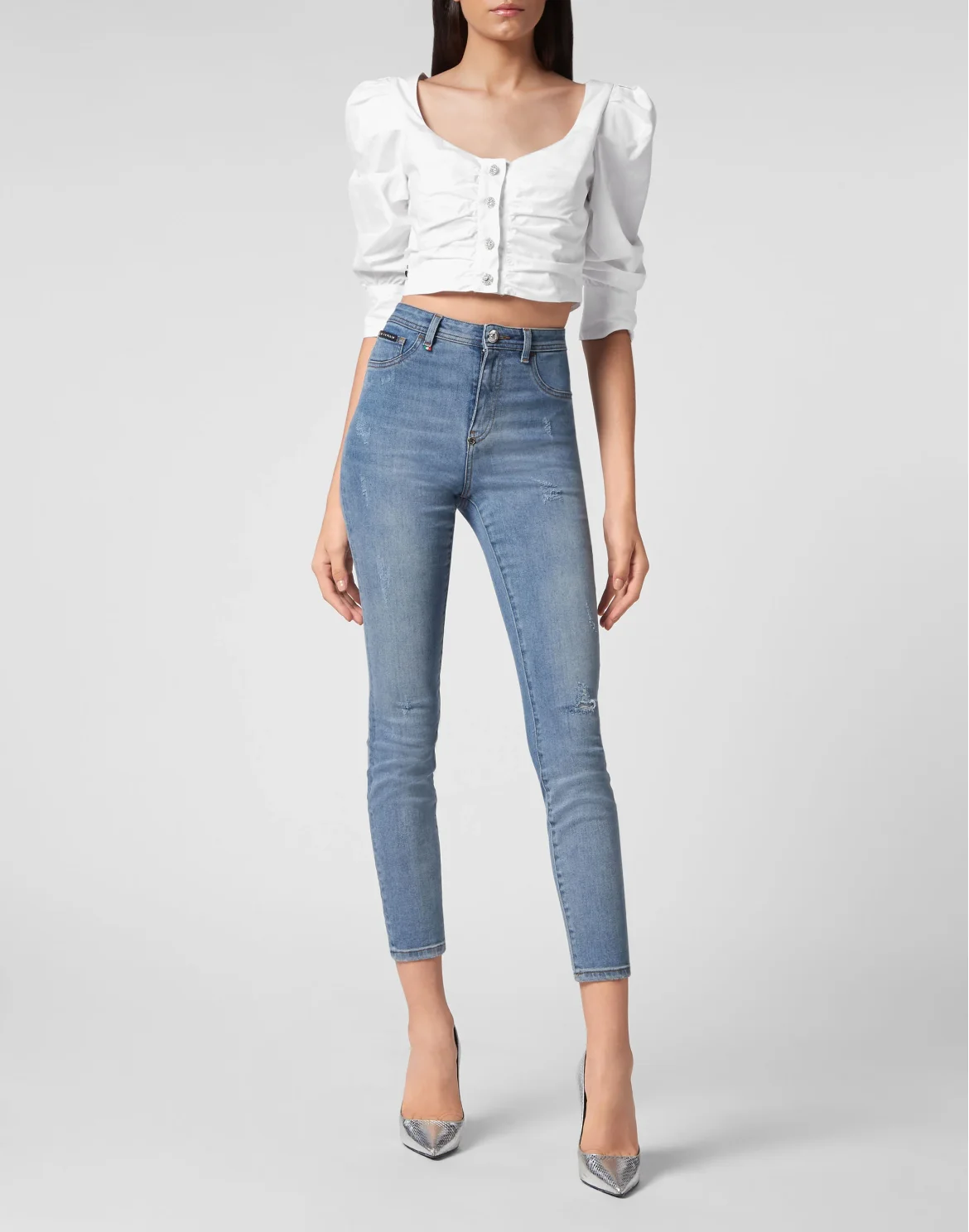 Cropped Top, цвет: Белый