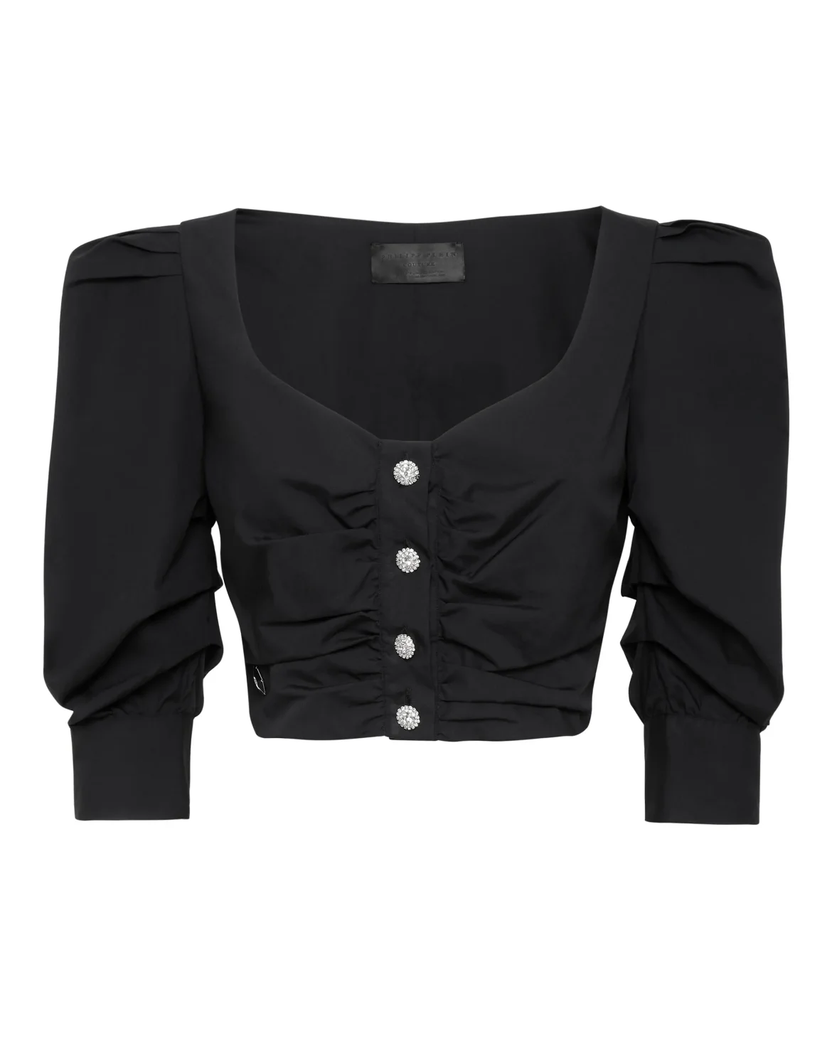 Cropped Top, цвет: Черный