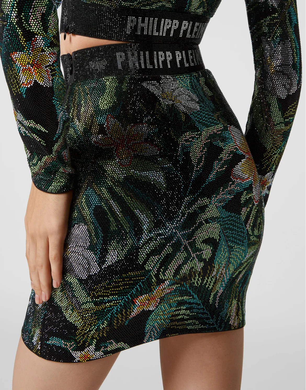 Crystal Mini Skirt Hawaii, цвет: Зеленый